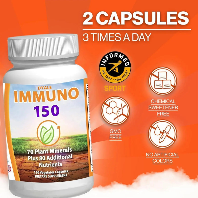 Immuno 150 – Advanced Multivitamin & Immune Support | 150 Capsules for Daily Health & Vitality